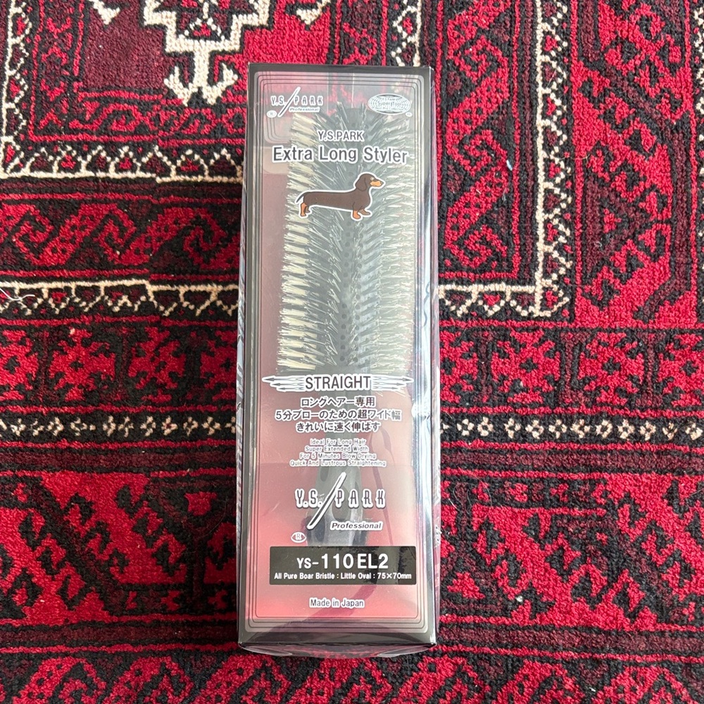 Y.S.Park BNIB STYLE: YSBR110EL2 Extra Long Styler Hair Brush - Black MSRP $268